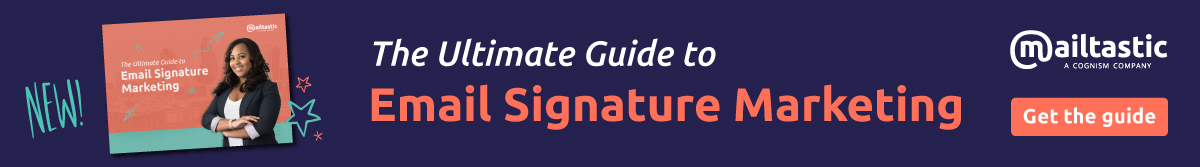 Email signature marketing ultimate guide banner