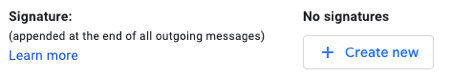 Gmail signature