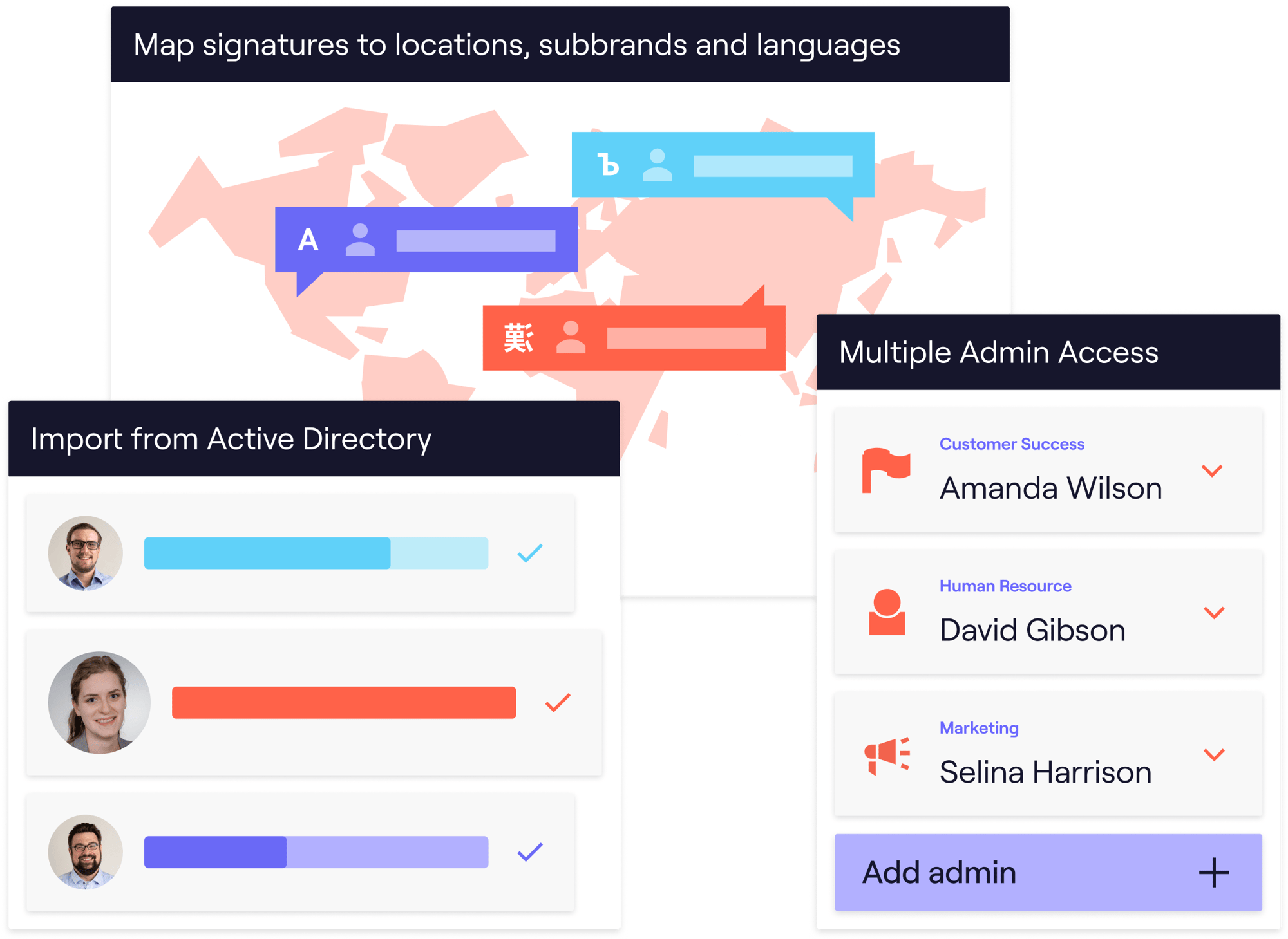 Easy signature management for Microsoft 365