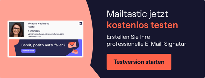 Try Mailtastic for free CTA_DE