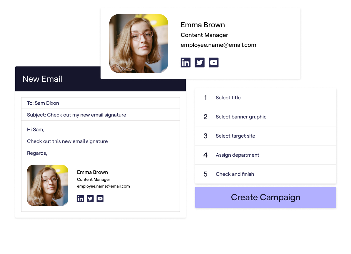 Email signature management Email signature management