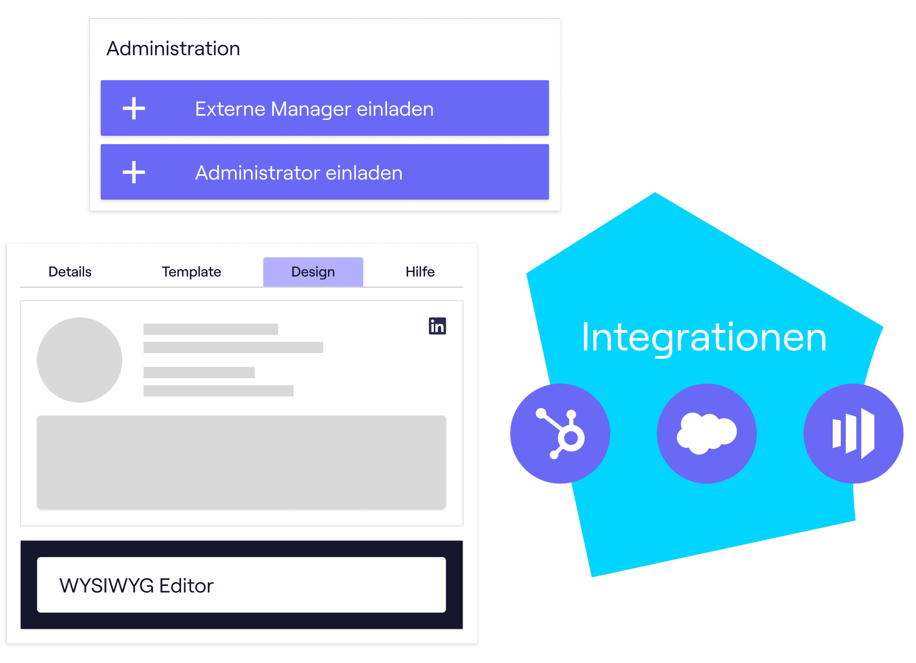 email signatur-management-funktionen